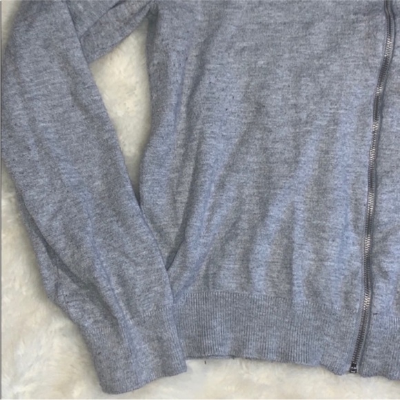 Garage grey zip up cardigan sweater - Picture 4 of 4
